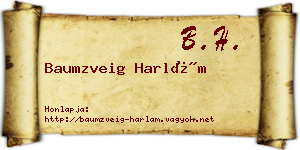 Baumzveig Harlám névjegykártya